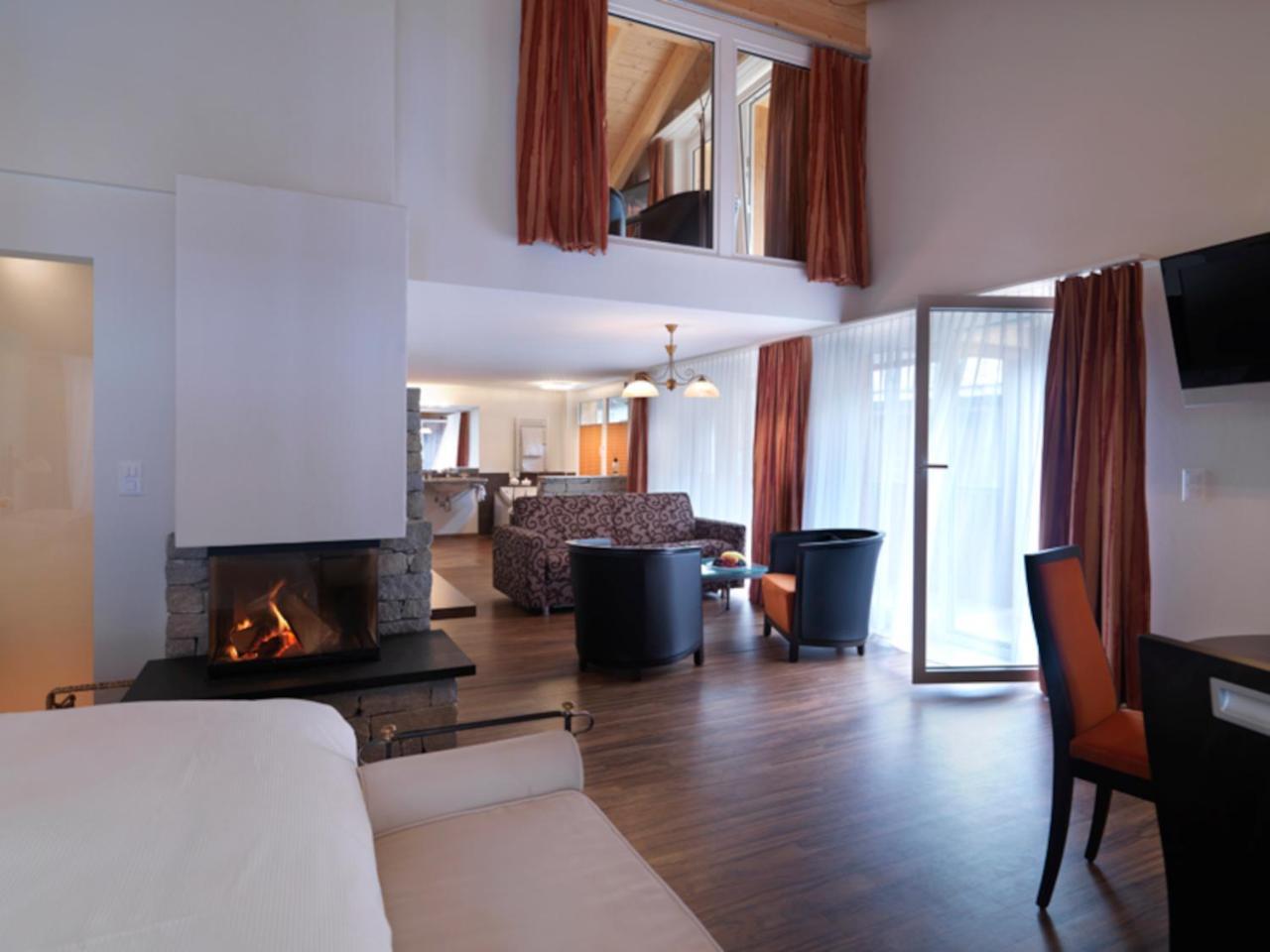 Wellnesshotel Schweizerhof Saas-Fee Bilik gambar